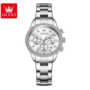 OLEVS Chronograph Watch White. Women